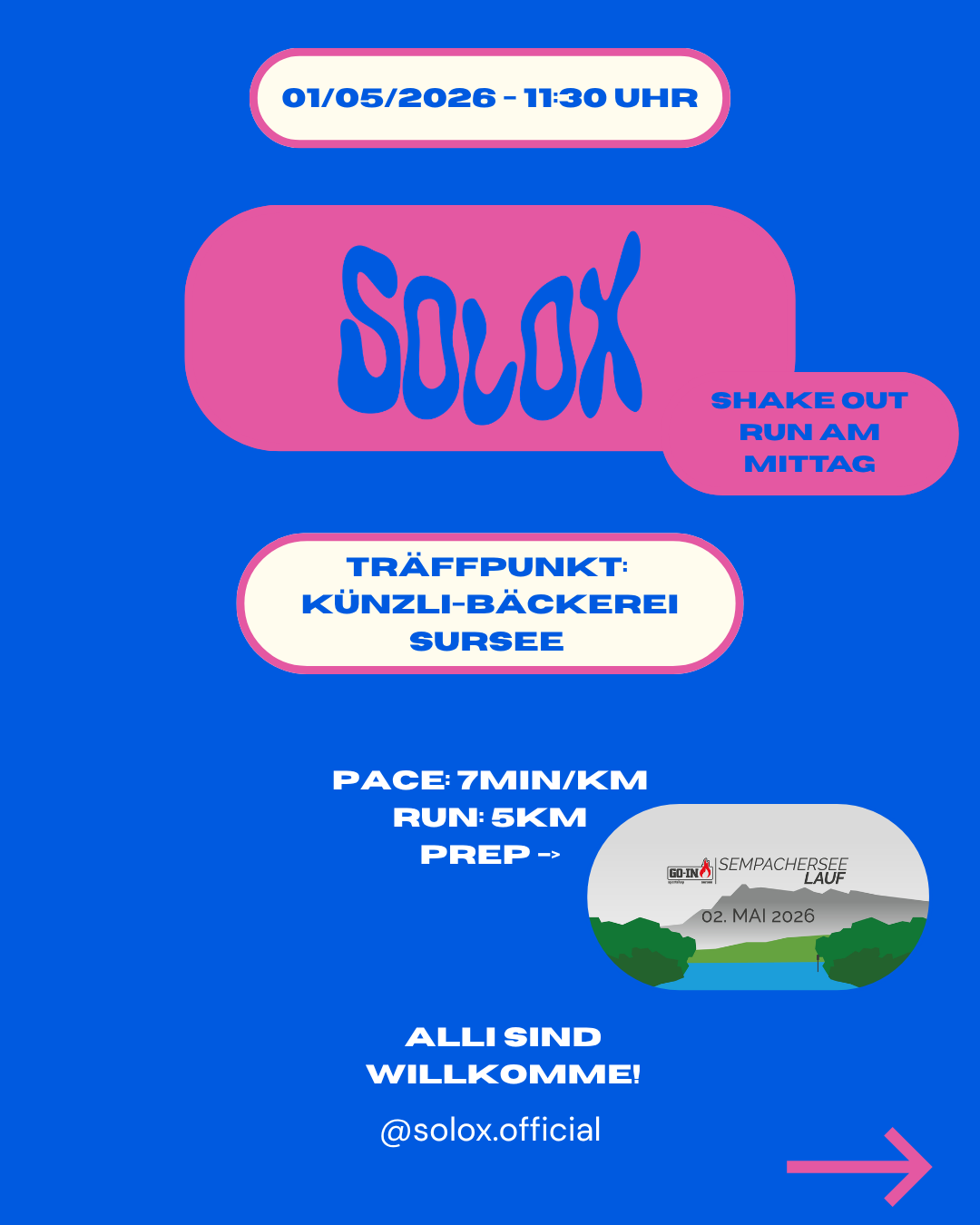 Shake Out Run - Sempacherseelauf